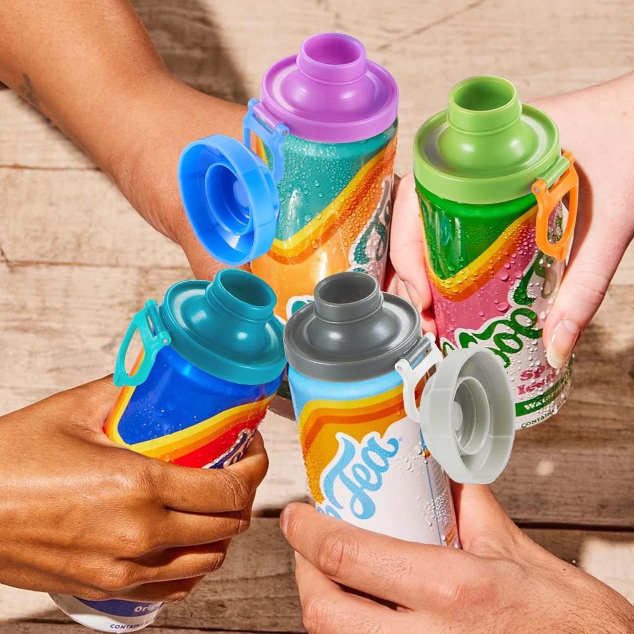 4 Pack Magnetic Soda Can Lids – Reusable Airtight Can Covers, BPA-Free, Easy to Use, Keep Drinks Fresh & Bug/Dust Free, Fits Standard Cans, Great for BBQ, Beach & Party.