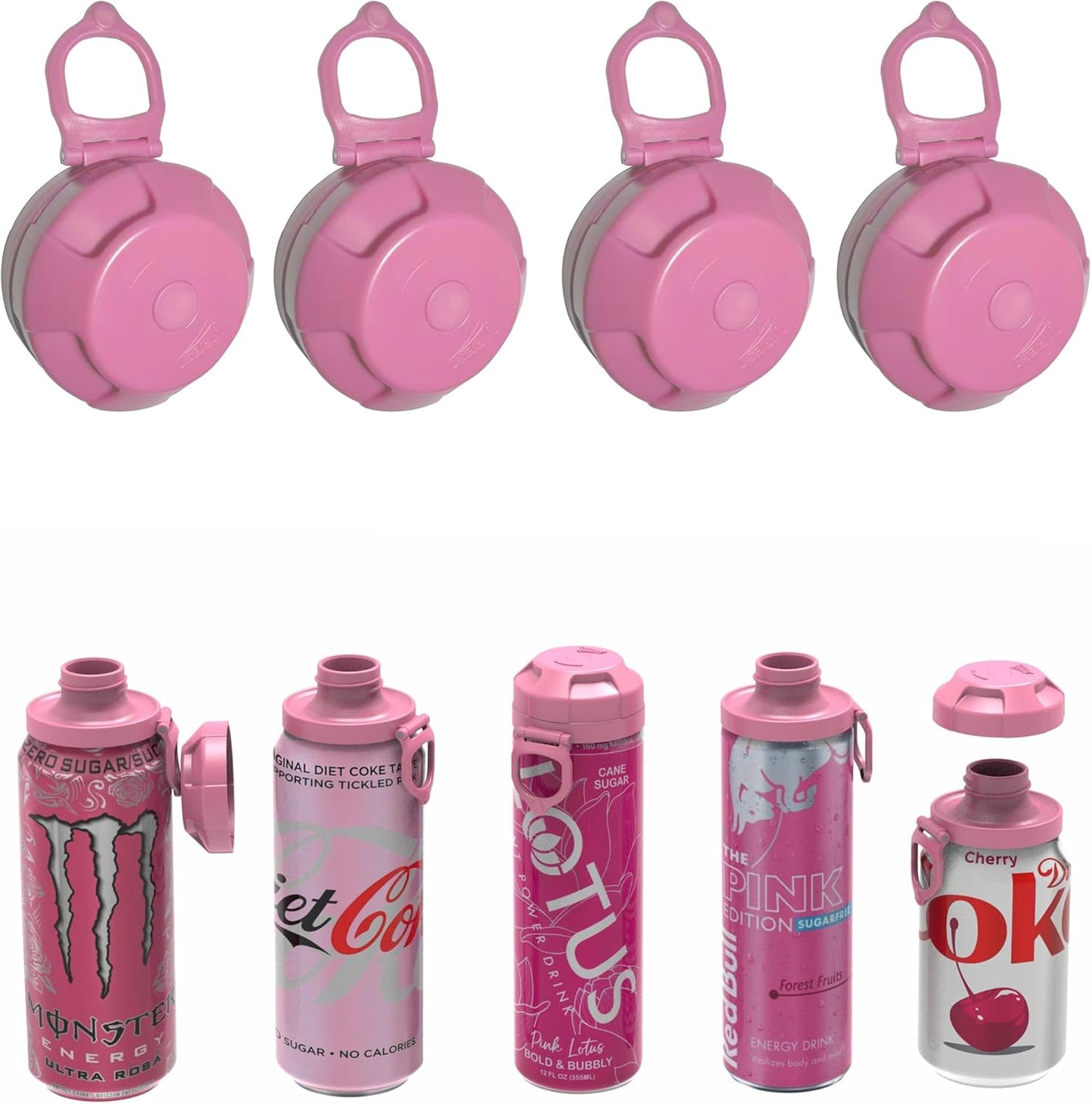 4 Pack Magnetic Soda Can Lids