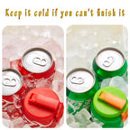 Silicone Straw Soda Can Lids
