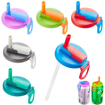 Silicone Straw Soda Can Lids