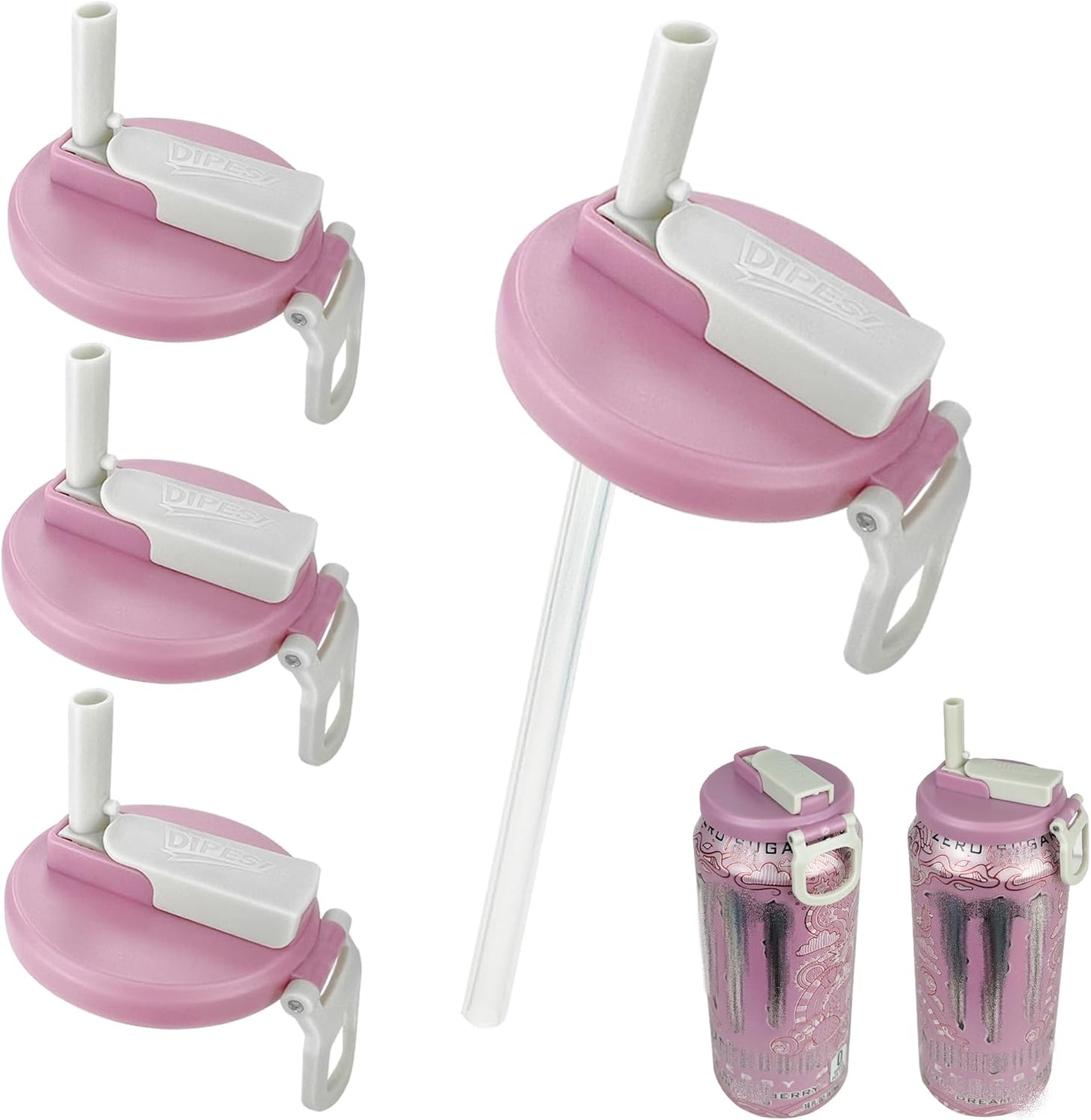 Soda Can Lids（6-Pack）in Iconic Energy Drink Colorway