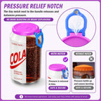 8 Pack Soda Can Lids, Reusable Soda Can Covers, Fits Standard Soda Cans