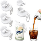 4 Pack FlowSip Soda Can Lid
