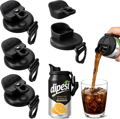 4 Pack FlowSip Soda Can Lid