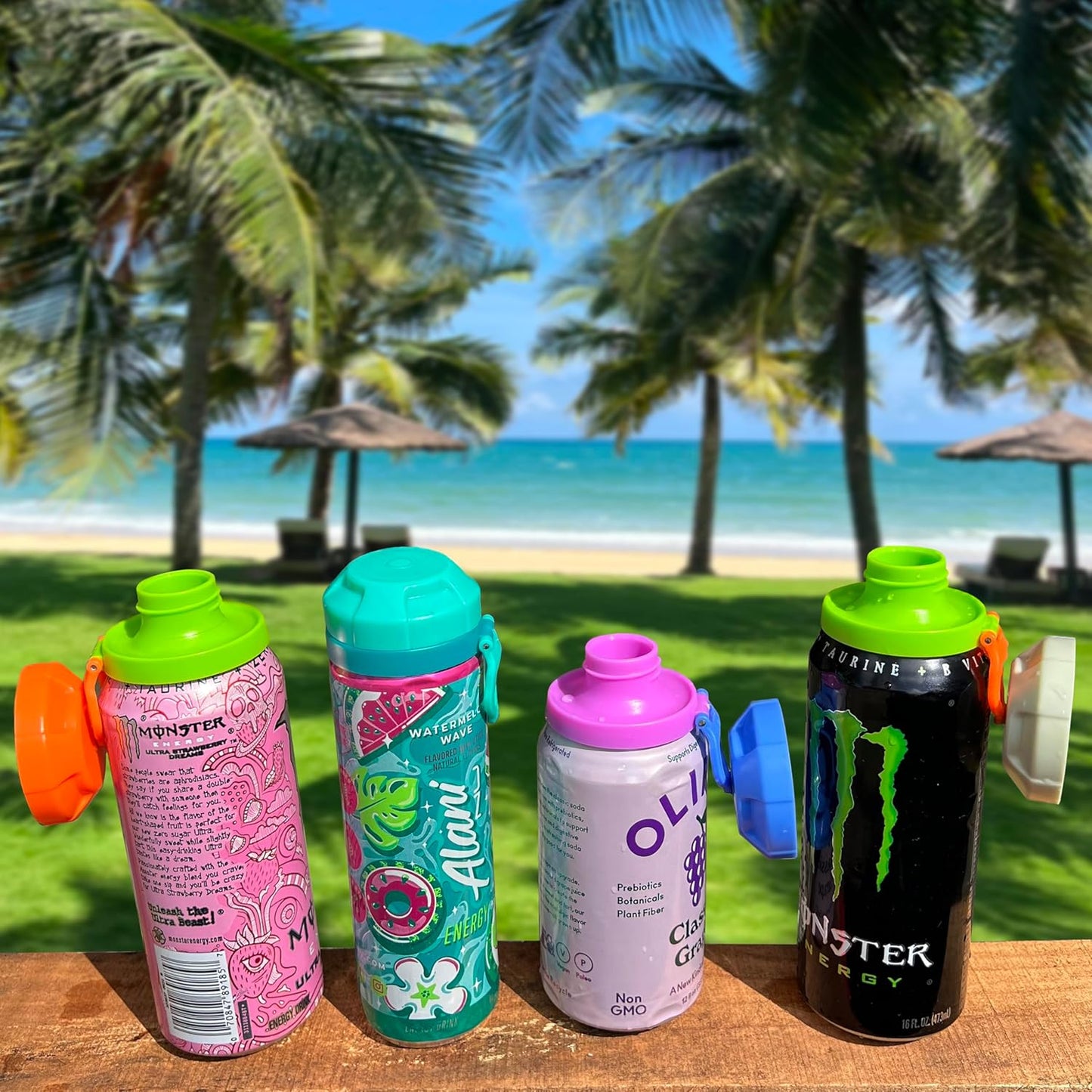 4 Pack Magnetic Soda Can Lids – Reusable Airtight Can Covers, BPA-Free, Easy to Use, Keep Drinks Fresh & Bug/Dust Free, Fits Standard Cans, Great for BBQ, Beach & Party.