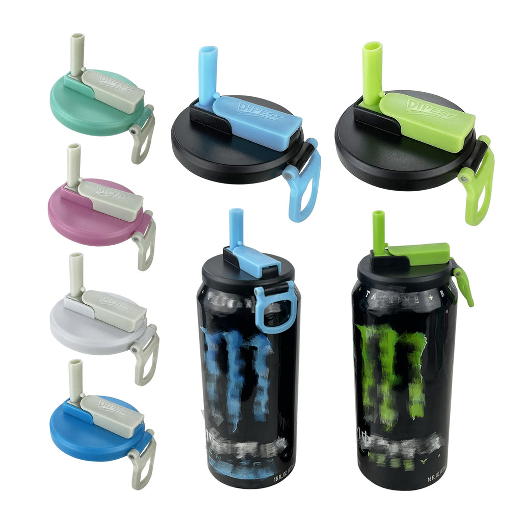 Soda Can Lids in Iconic Energy Drink Colorway