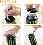 Soda Can Lids in Iconic Energy Drink Colorway