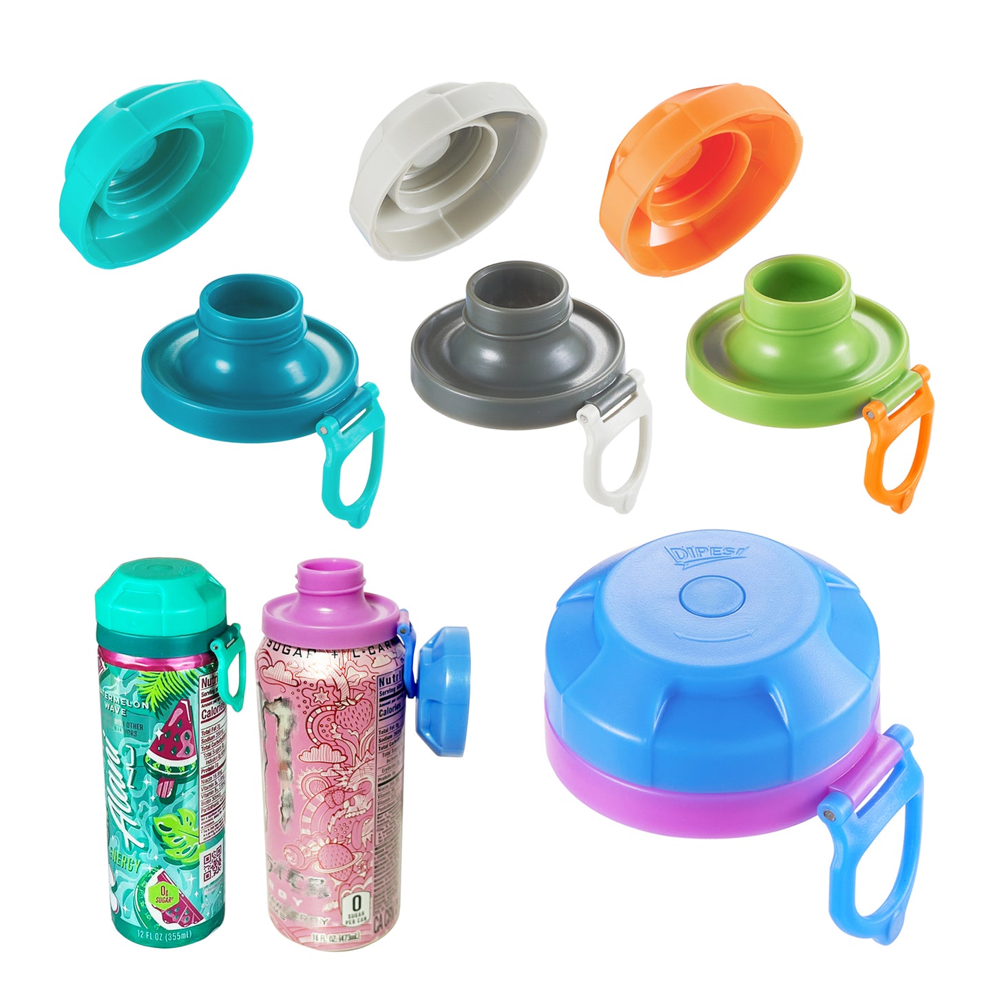 4 Pack Magnetic Soda Can Lids